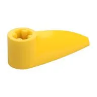 Technic Tooth 1 x 3 with Axle Hole [Rounded Underside]