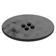 Plate Special Round 8 x 8 with 2 x 2 Center Studs with Groove