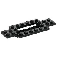 Vehicle Base 4 x 10 x 2/3 with 4 x 2 Recessed Center with Smooth Underside