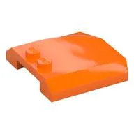 Slope Curved 4 x 4 x 2/3 Triple Curved with 2 Studs