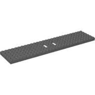 Vehicle Base, Train 6 x 28 with Two 1 x 2 Openings [3 Round Holes Each End]