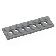 Technic Plate 2 x 8 [7 Holes]