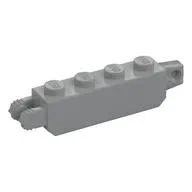 Hinge Brick 1 x 4 Locking with 1 Finger Vertical End and 2 Fingers Vertical End, 9 Teeth