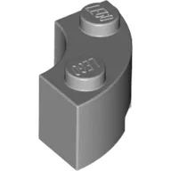 Brick Round Corner 2 x 2 Macaroni with Stud Notch