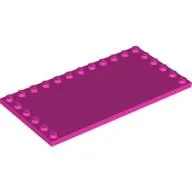 Plate Special 6 x 12 with Studs on 3 Edges
