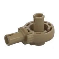 Technic Rotation Joint Ball Loop with Two Perpendicular Pins with Friction