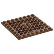 Plate Special 8 x 8 with Grille [Hole in Center]
