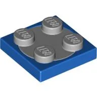 Turntable 2 x 2 Plate, Light Bluish Gray Top [Complete Assembly]