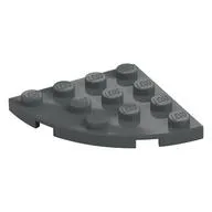 Plate Round Corner 4 x 4