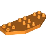 Duplo Plate 8 x 3 without Corners (Airplane Wings)