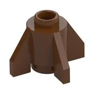 Brick Round 1 x 1 with Fins, Open Stud