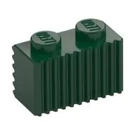 Brick Special 1 x 2 with Grille