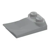 Wedge Curved 2 x 3 x 2/3 Two Studs, Wing End