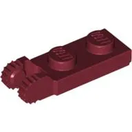 Hinge Plate 1 x 2 Locking with 2 Fingers On End, with Groove, 9 Teeth