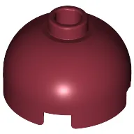 Brick Round 2 x 2 Dome Top, Blocked Open Stud, Bottom Axle Holder