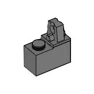 Hinge Brick 1 x 2 Locking with Single Finger On Top