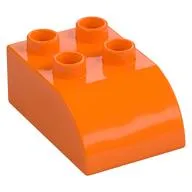 Duplo Brick 2 x 3 with Curved Top