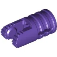 Hinge Cylinder 1 x 2 Locking with 2 Click Fingers and Axle Hole, 9 Teeth