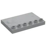 Duplo Plate Special 4 x 6 with Studs on Edge