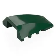 Wedge Curved 4 x 4 No Top Studs