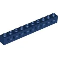 Technic Brick 1 x 10 [9 Pin Holes]