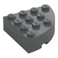 Brick Round Corner 4 x 4 Full Brick
