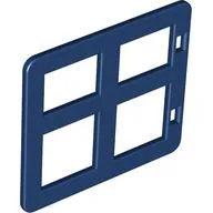 Duplo Door / Window with Four Panes Square Corners