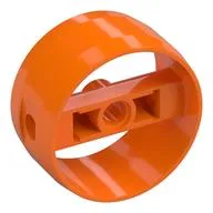 Technic Cylinder 4 x 4 with Pin Holes and Centre Bar, Closed Sides on Bar