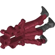 Large Figure Foot, Claw, Piraka with Marbled Pearl Dark Gray Pattern