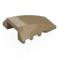 Wedge Curved 4 x 4 No Top Studs