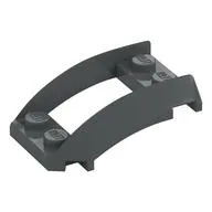 Wheel Arch, Curved Wedge 4 x 3 with 2 x 2 Opening and 4 Studs