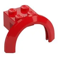 Wheel Arch, Mudguard 4 x 2 1/2 x 2 with 2 x 2 Plate