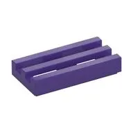 Tile Special 1 x 2 Grille with Bottom Groove