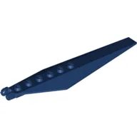 Hinge Plate 1 x 12 Locking 7 Teeth with Angled Side Extensions and Tapered Ends