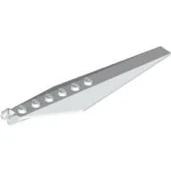 Hinge Plate 1 x 12 Locking 7 Teeth with Angled Side Extensions and Tapered Ends