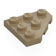 Wedge Plate 3 x 3 Cut Corner