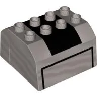 Duplo Train Cab, Upper Section with Thomas & Friends Spencer Print
