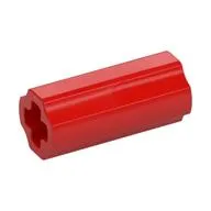 Technic Axle Connector Smooth [with x Hole + Orientation]