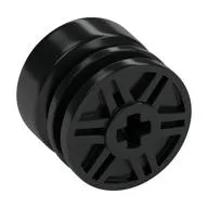 Wheel 18mm x 14mm with Axle Hole, Fake Bolts and Shallow Spokes