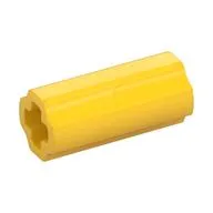 Technic Axle Connector Smooth [with x Hole + Orientation]