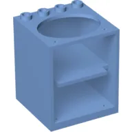 Belville, Cupboard 4 x 4 x 4 with Elliptical Hole for Sink