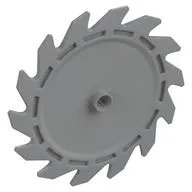 Technic Circular Saw Blade 9 x 9 with Pin Hole