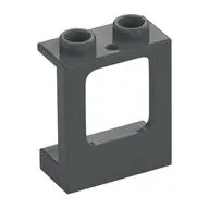 Window 1 x 2 x 2 Plane, Hollow Studs, Single Hole Top and Bottom for Glass