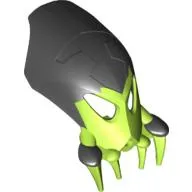 Large Figure Mask Kirop with Marbled Black Pattern