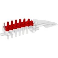 Large Figure Weapon Spined Long Blade, Marbled Red Pattern (Krika)