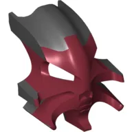 Large Figure Mask Vultraz with Marbled Black Pattern