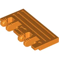 Hinge Train Gate 2 x 4 Locking Dual 2 Fingers with Rear Reinforcements, 9 Teeth