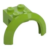 Wheel Arch, Mudguard 4 x 2 1/2 x 2 with 2 x 2 Plate