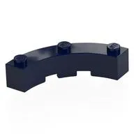 Brick Round Corner 4 x 4 Macaroni Wide with 3 Studs