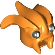 Minifig Head Special, Kranxx with Black Eyes and Open Mouth Print